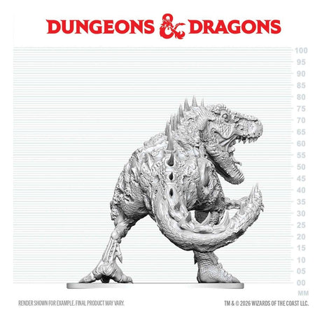 Dungeons & Dragons Nolzur's Marvelous Miniatures Unpainted Miniature Tyrannosaurus Zombie 20 cm