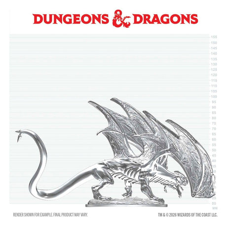 Dungeons & Dragons Nolzur's Marvelous Miniatures Unpainted Miniature Young Sapphire Dragon 20 cm