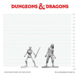 Dungeons & Dragons Nolzur's Marvelous Miniatures Unpainted Miniature Zombie & Skeleton 14 cm