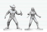 Dungeons & Dragons Nolzur's Marvelous Miniatures Unpainted Miniature Bandit & Pirate 14 cm