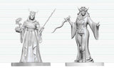 Dungeons & Dragons Nolzur's Marvelous Miniatures Unpainted Miniature Cultist Fanatic & Hierophant 14 cm