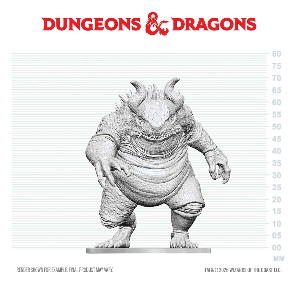Dungeons & Dragons Nolzur's Marvelous Miniatures Unpainted Miniature Hezrou 17 cm