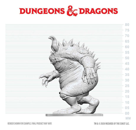 Dungeons & Dragons Nolzur's Marvelous Miniatures Unpainted Miniature Hezrou 17 cm
