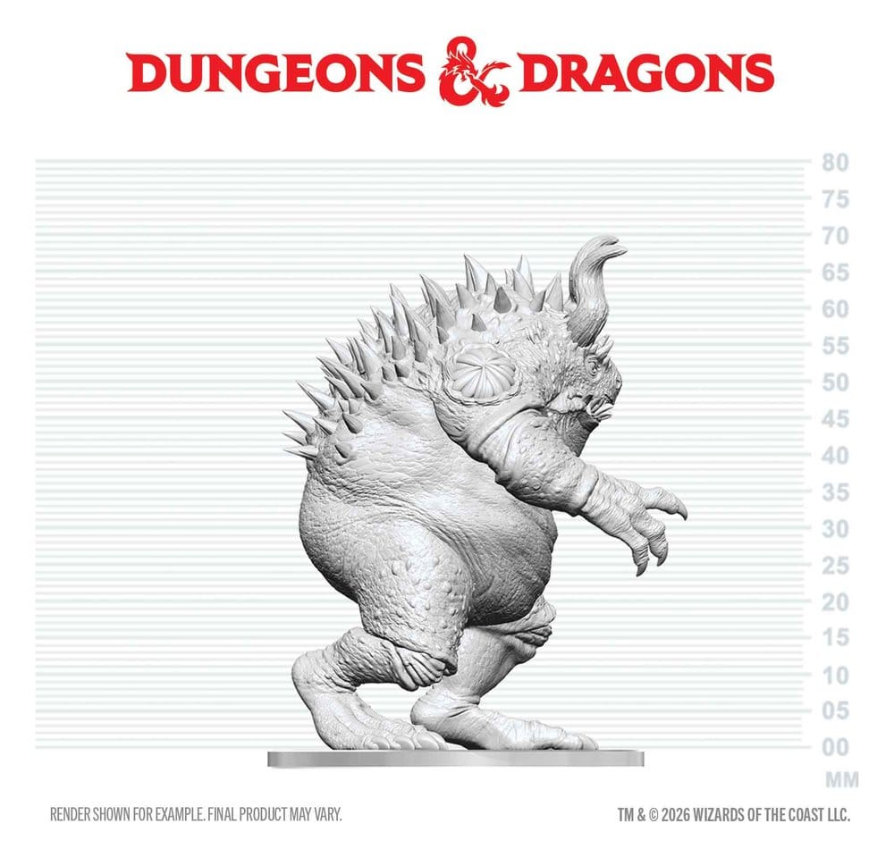 Dungeons & Dragons Nolzur's Marvelous Miniatures Unpainted Miniature Hezrou 17 cm