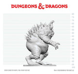 Dungeons & Dragons Nolzur's Marvelous Miniatures Unpainted Miniature Hezrou 17 cm