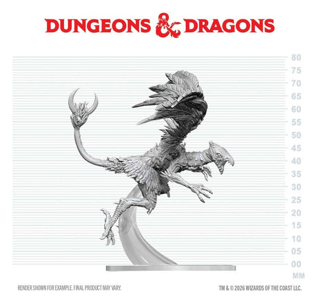 Dungeons & Dragons Nolzur's Marvelous Miniatures Unpainted Miniature Vrock 17 cm