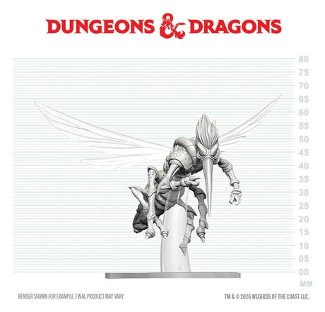 Dungeons & Dragons Nolzur's Marvelous Miniatures Unpainted Miniature Chasme 17 cm