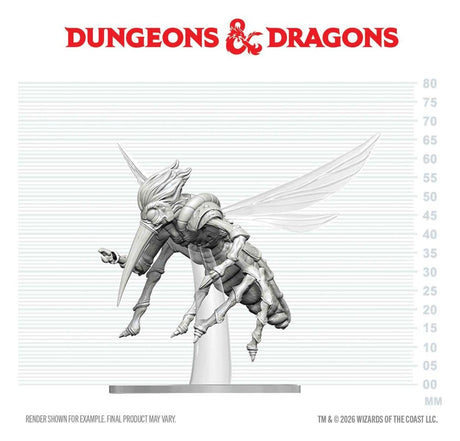 Dungeons & Dragons Nolzur's Marvelous Miniatures Unpainted Miniature Chasme 17 cm