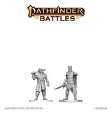 Pathfinder Battles Deep Cuts Unpainted Miniature Ruffian & Gang Leader 14 cm