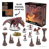 Dungeons & Dragons Icons of the Realms Pre-Painted Miniatures Adventure in a Box - Red Dragon's Lair