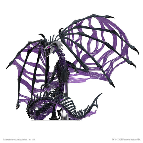 D&D Icons of the Realms Boxed prepainted Miniatures Black Dracolich 30 cm