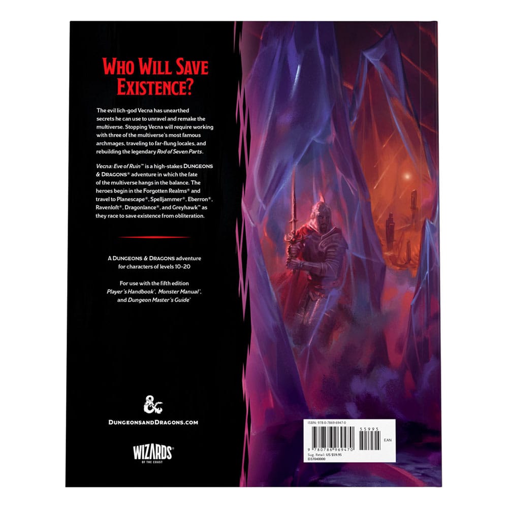 Dungeons & Dragons RPG Adventure Vecna: Eve of Ruin (English)