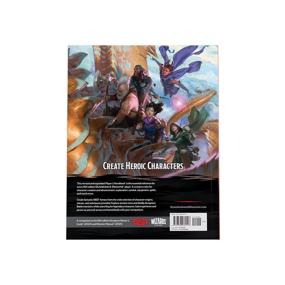 Dungeons & Dragons RPG Player's Handbook 2024