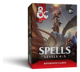 Dungeons & Dragons RPG Reference Cards: Spells (Levels 4-5) *English Version*