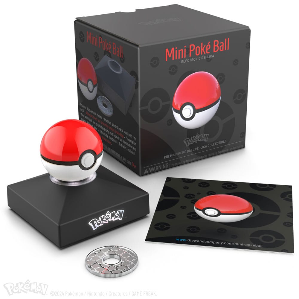 Pokemon Mini Poke Ball Premium Electronic Replica Collectible