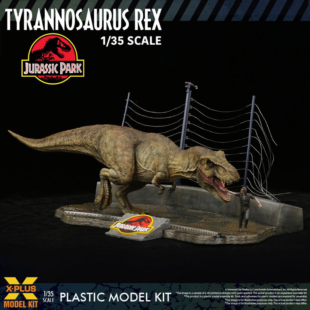 Jurassic Park Tyrannosaurus Rex 42 cm 1/35 Plastic Model Kit