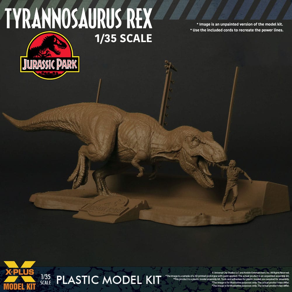 Jurassic Park Tyrannosaurus Rex 42 cm 1/35 Plastic Model Kit