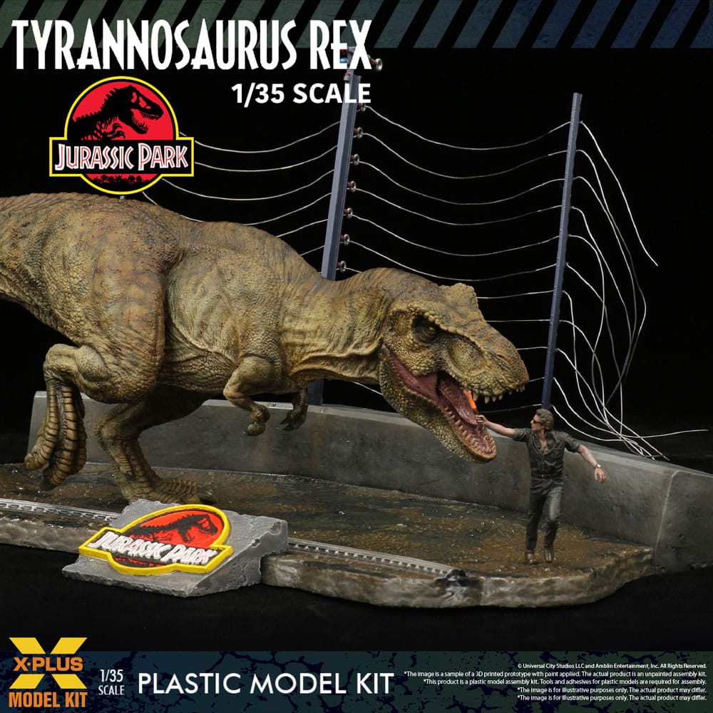 Jurassic Park Tyrannosaurus Rex 42 cm 1/35 Plastic Model Kit