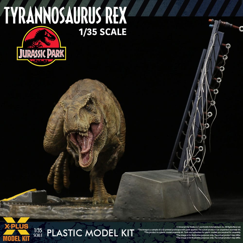 Jurassic Park Tyrannosaurus Rex 42 cm 1/35 Plastic Model Kit