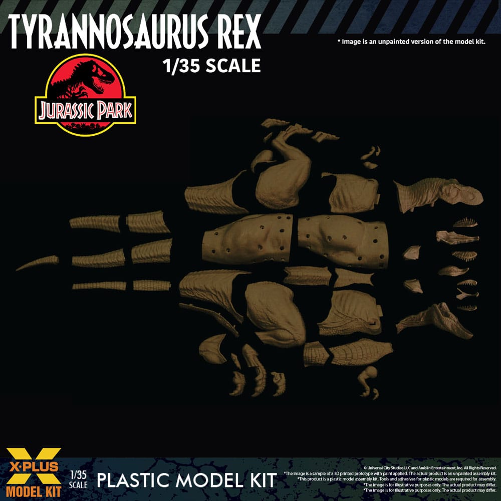 Jurassic Park Tyrannosaurus Rex 42 cm 1/35 Plastic Model Kit