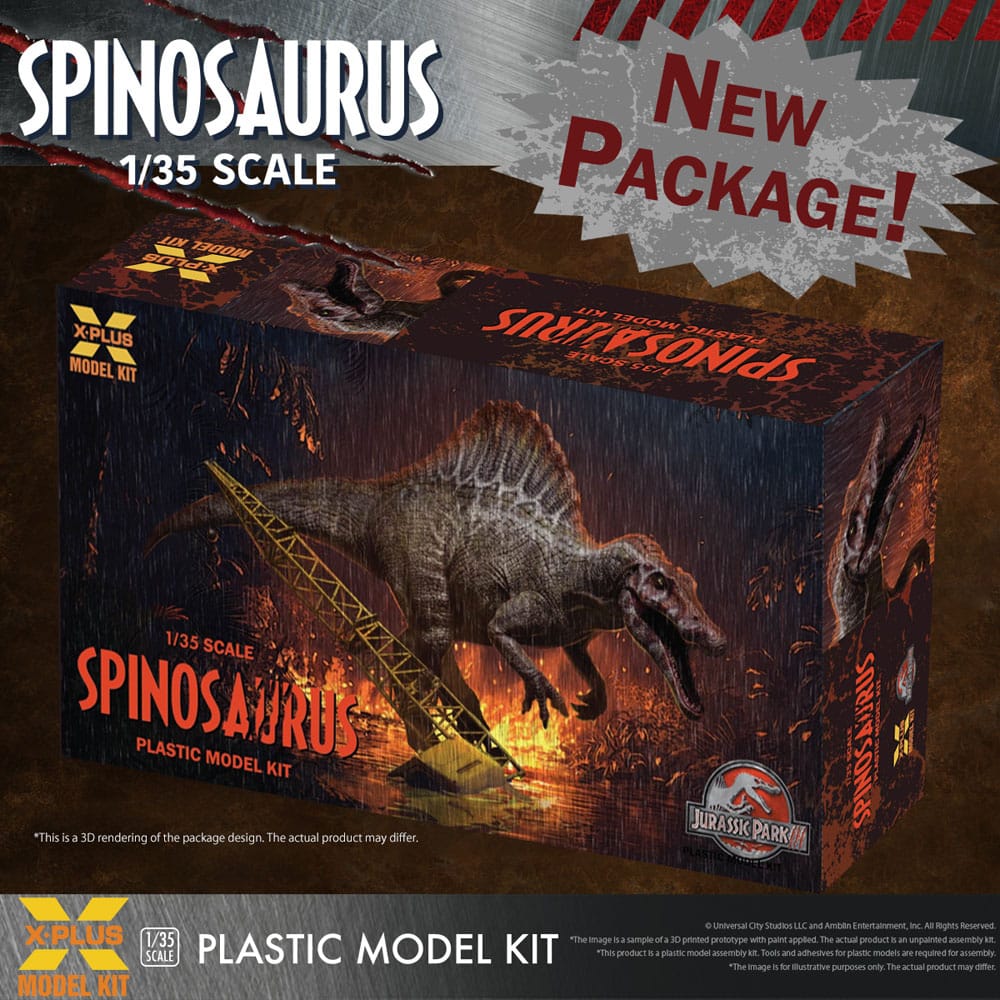 Jurassic Park III Spinosaurus 41 cm 1/35 Plastic Model Kit