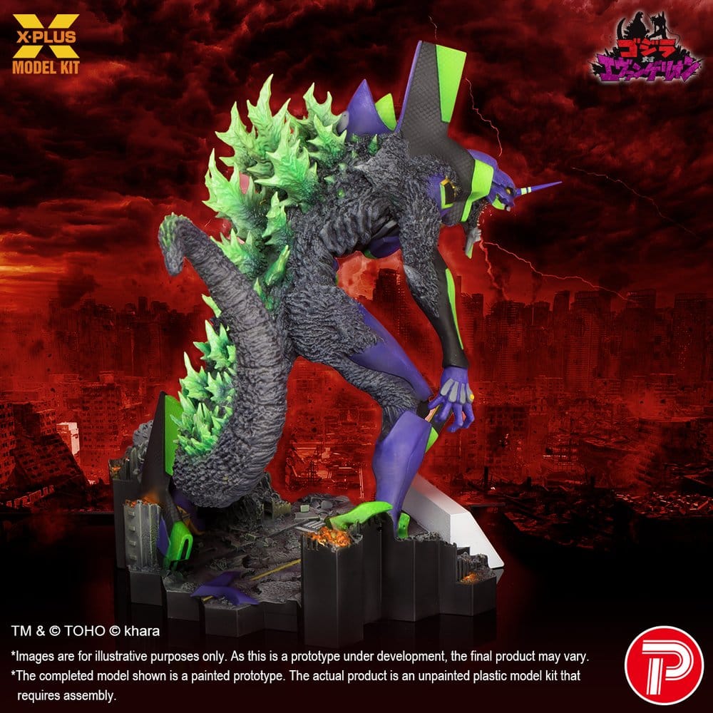 Godzilla vs. Evangelion Plastic Model Kit Evangelion Test Type-01 “G” Awakened Form 20 cm