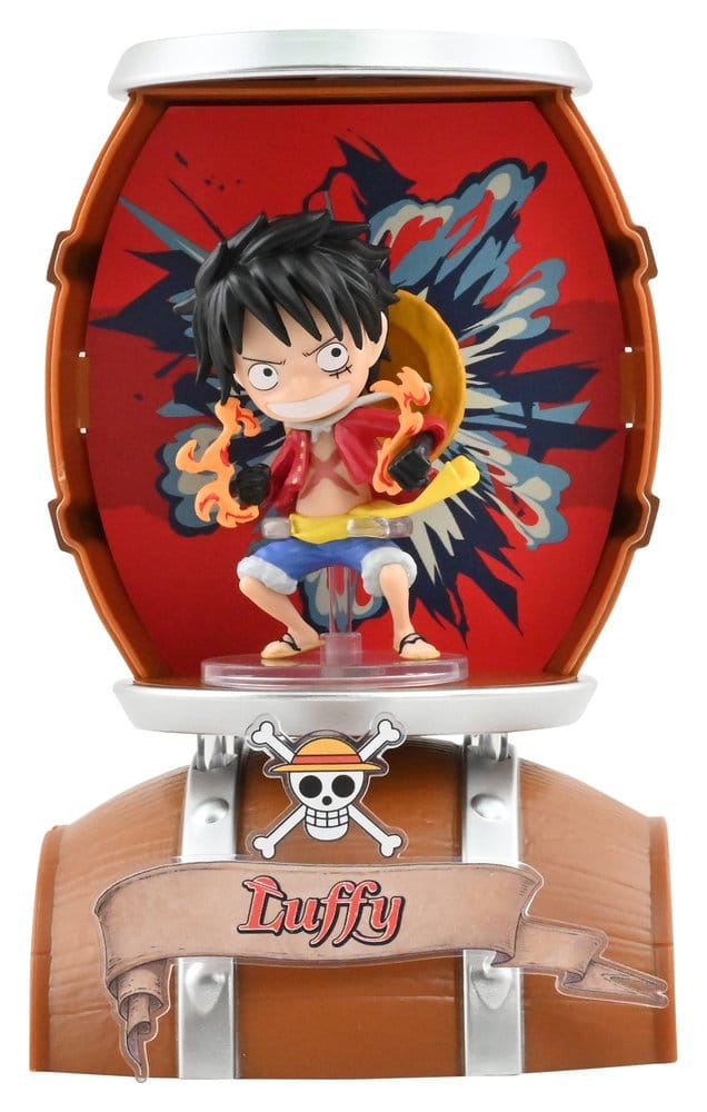 One Piece Barrel Capsule Mini Figures 9 cm Blind Box Display (6)