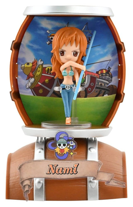 One Piece Barrel Capsule Mini Figures 9 cm Blind Box Display (6)