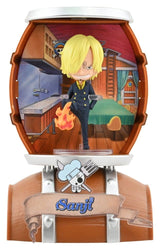 One Piece Barrel Capsule Mini Figures 9 cm Blind Box Display (6)
