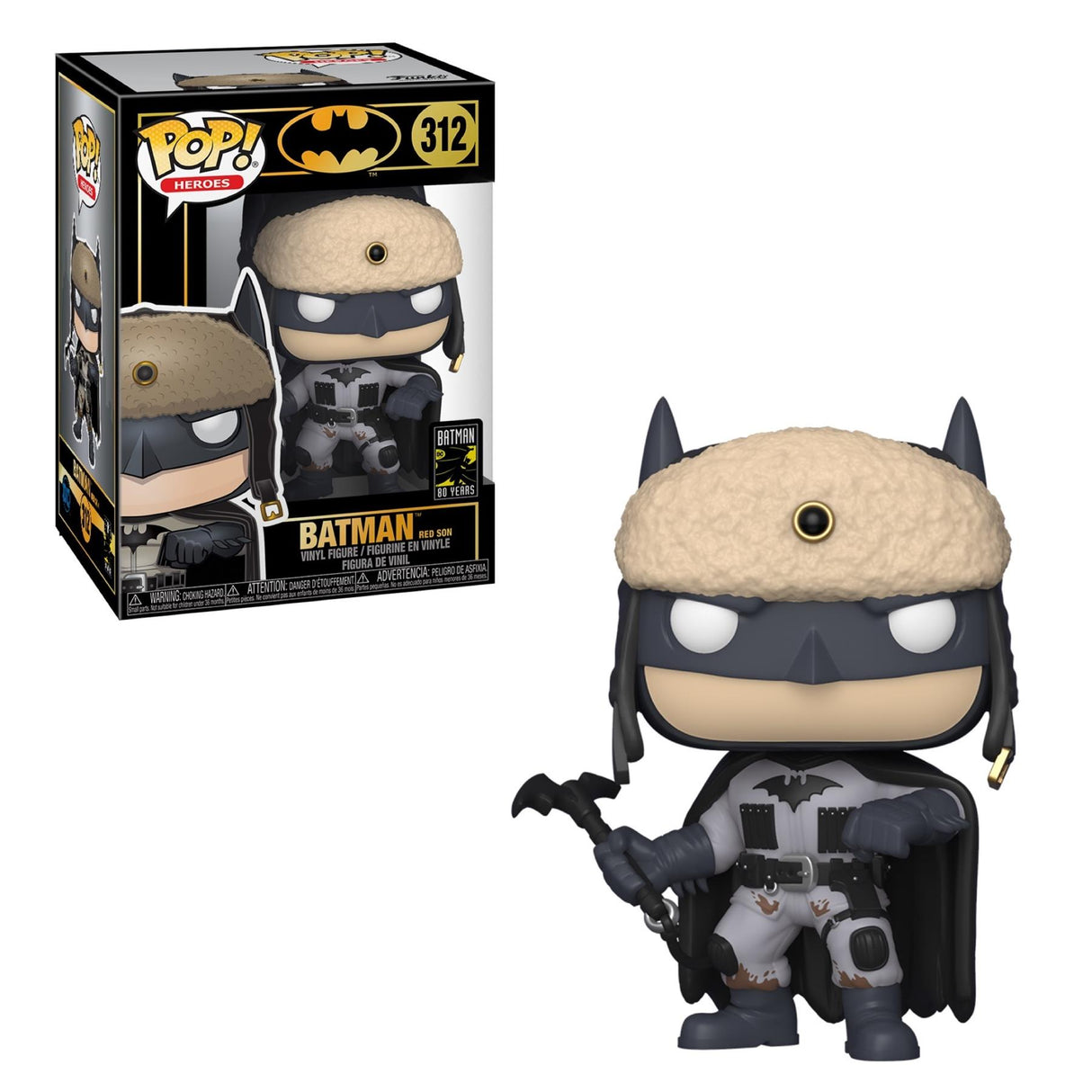 DC Comics POP HEROS BATMAN 80TH RED SUN BATMAN 2003 VINYL FIGURE