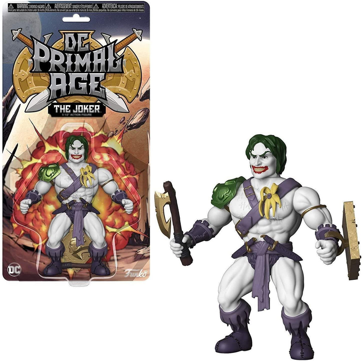 DC Comics FUNKO DC PRIMAL AGE JOKER ACTION FIGURE