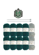 Harry Potter Knit Kit, Slytherin House Scarf Kit