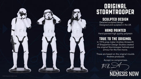 The Original Stormtrooper Three Wise Sci-Fi Figurines 14cm