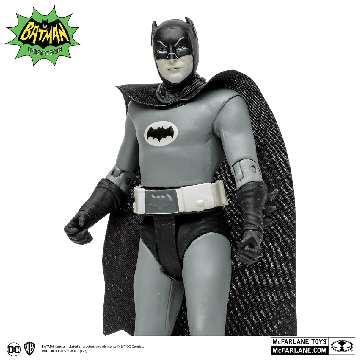 DC Retro Batman 66 Batman (Black & White TV Variant) Action Figure