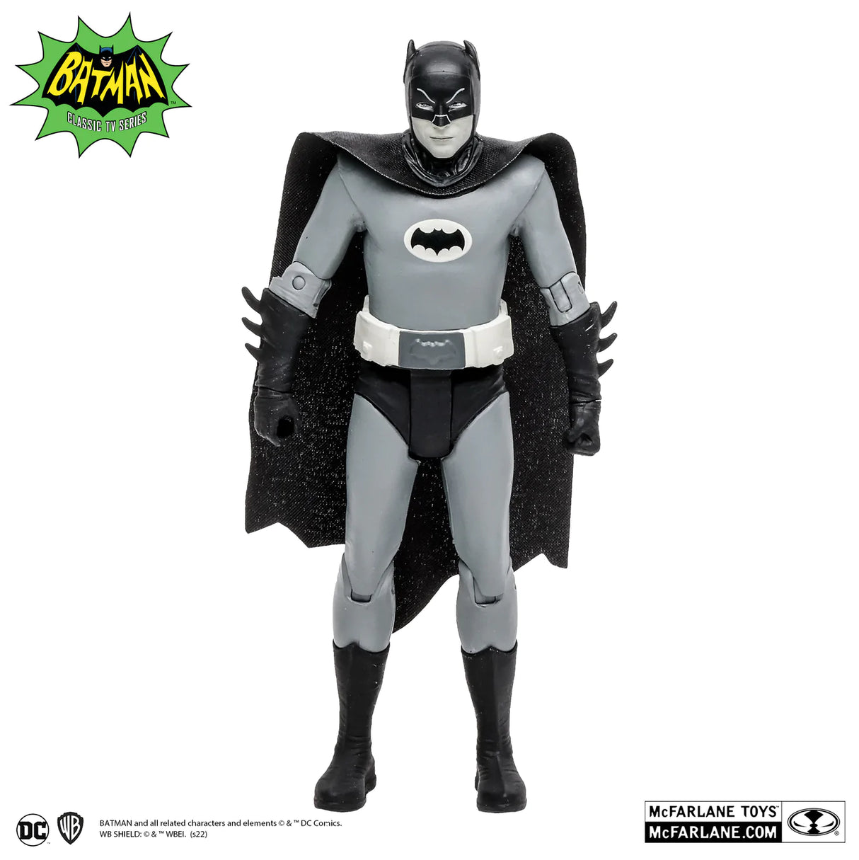 DC Retro Batman 66 Batman (Black & White TV Variant) Action Figure