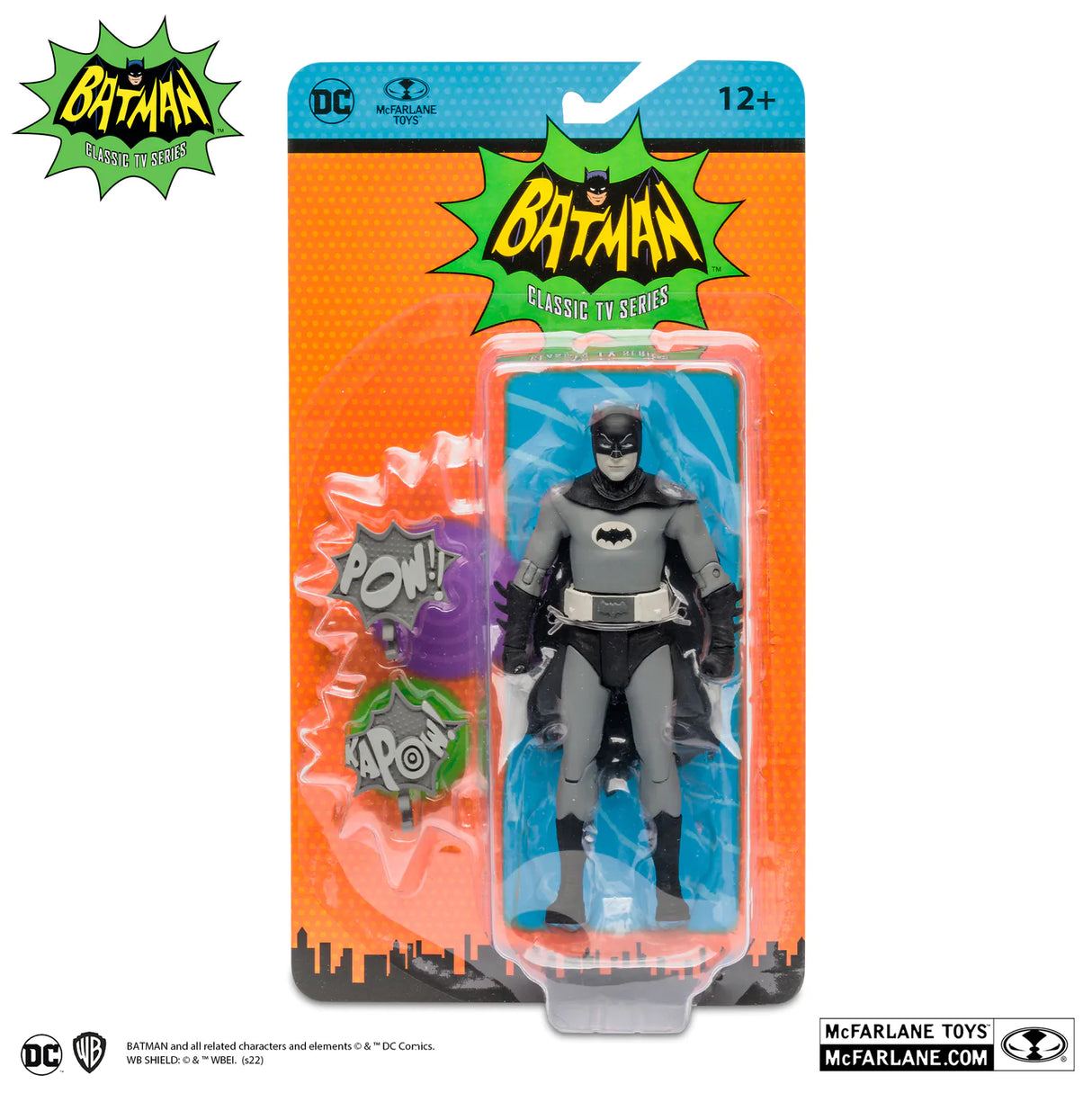 DC Retro Batman 66 Batman (Black & White TV Variant) Action Figure