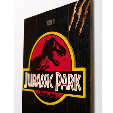 Jurassic Park 3D Wood Arts Poster