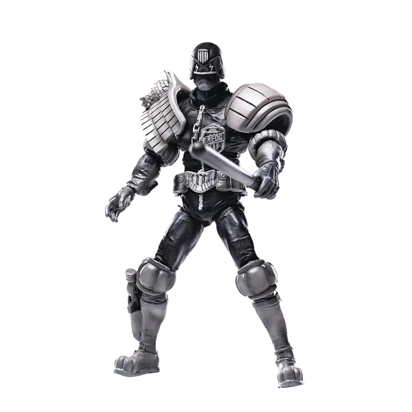 Judge Dredd: Previews Exclusive 1/18 Mini Action Figure: Judge Dredd (Black & White)