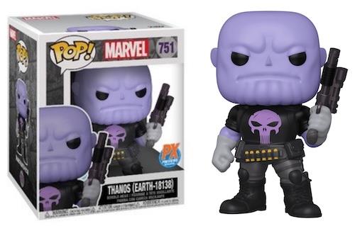PX PREVIEWS MARVEL HEROES PUNISHER THANOS 6-INCH FUNKO POP! VINYL FIGURE