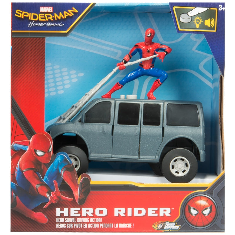 Marvel Spiderman Homecoming Hero Rider Motorised Van