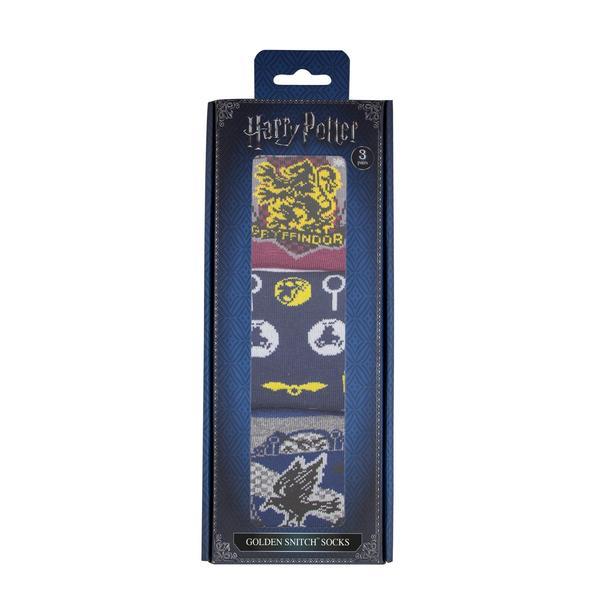 Harry Potter Socks Golden Snitch 3 Pack Cinereplica