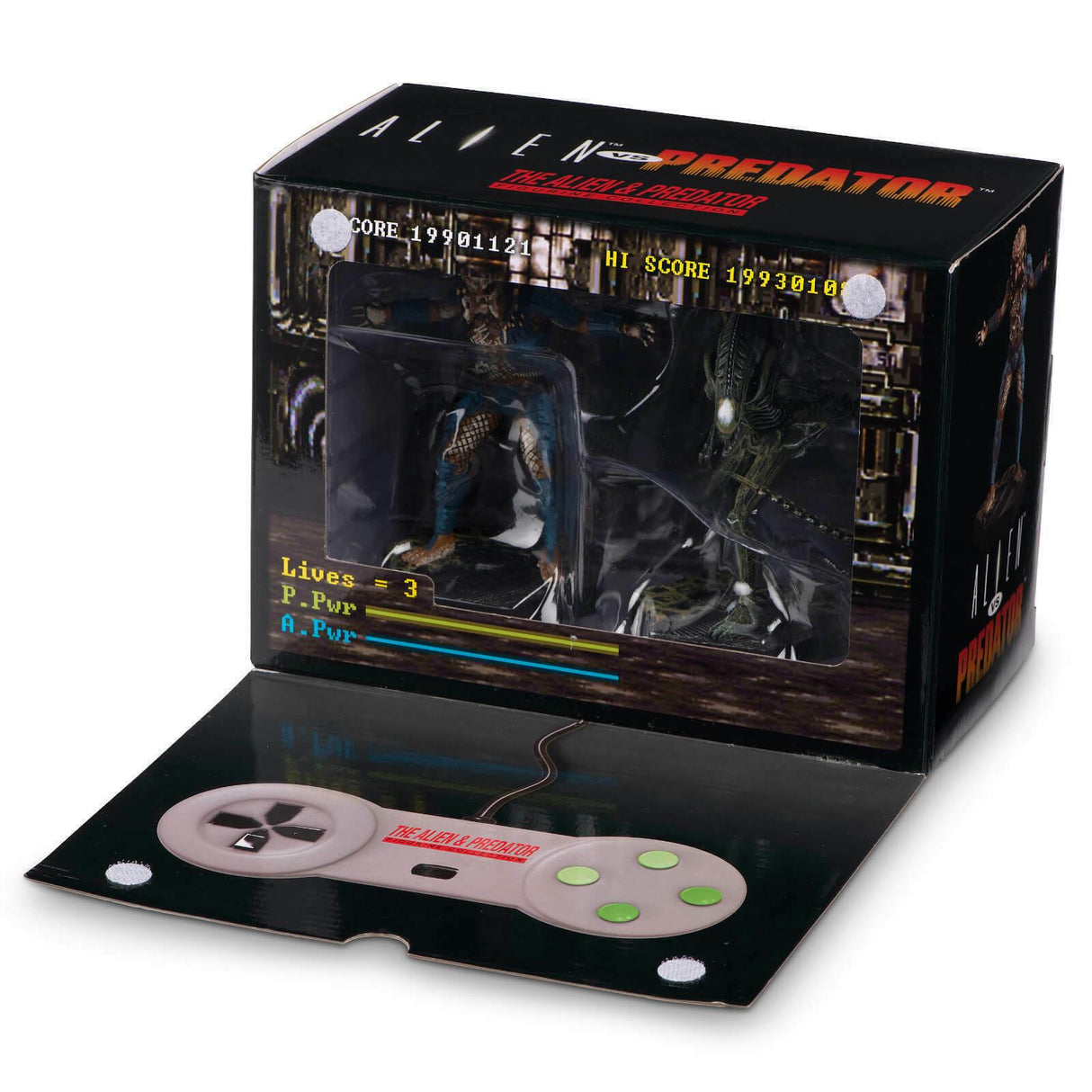 Alien Statue SNES Video Game Style Re-Paint Eaglemoss