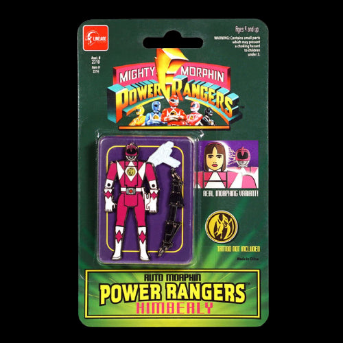 Power Rangers Auto Morphin Pink Ranger Enamel Pin