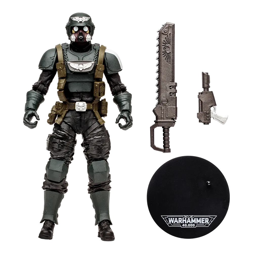 Warhammer 40k Darktide Cadian Veteran Guard Action Figure