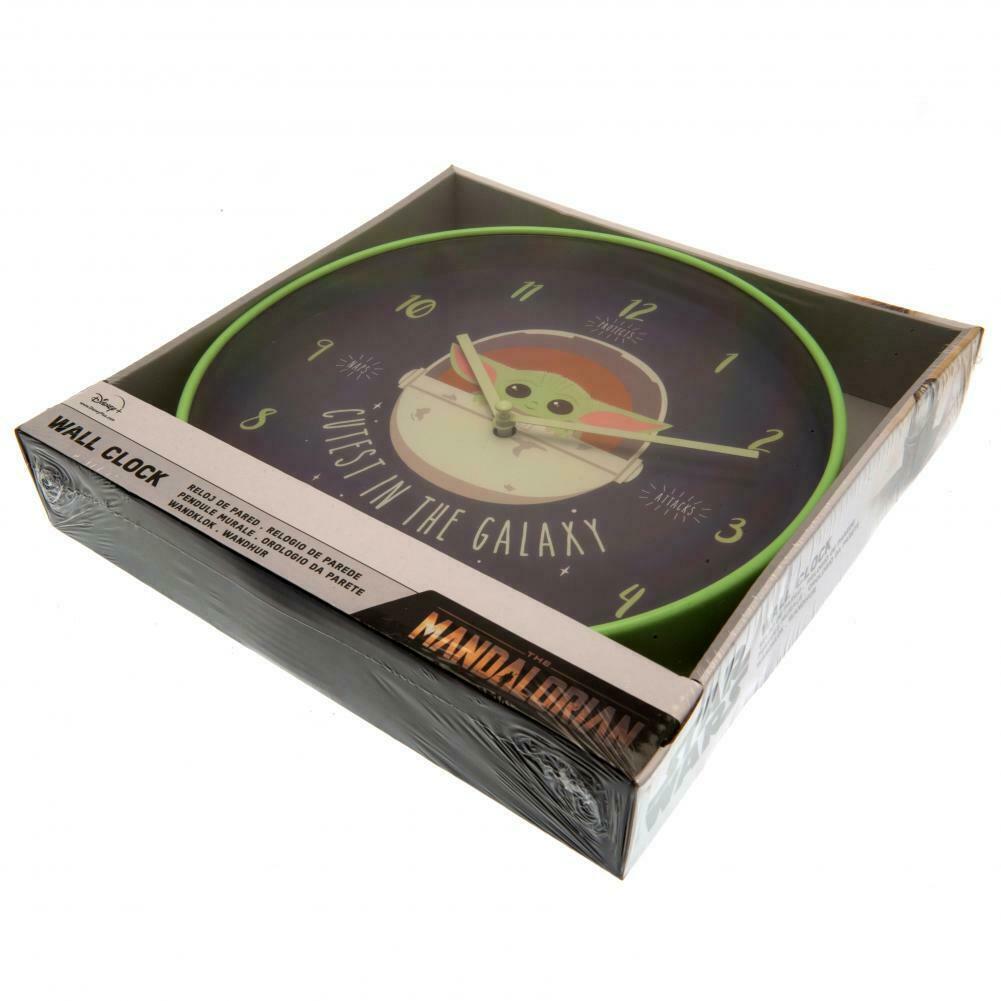 Star Wars: The Mandalorian Cutest In The Galaxy Clock