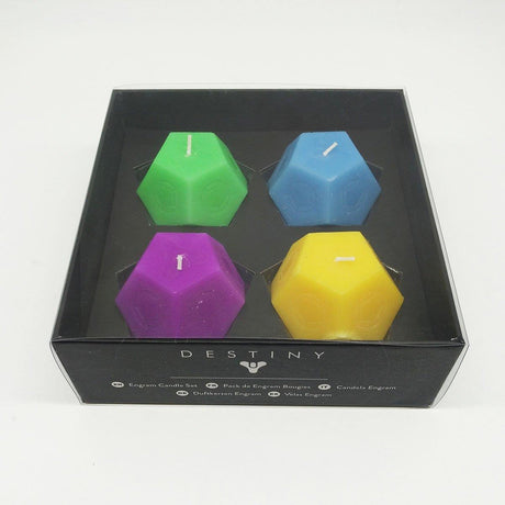 OFFICIAL DESTINY ENGRAM CANDLE SET - 4 PACK