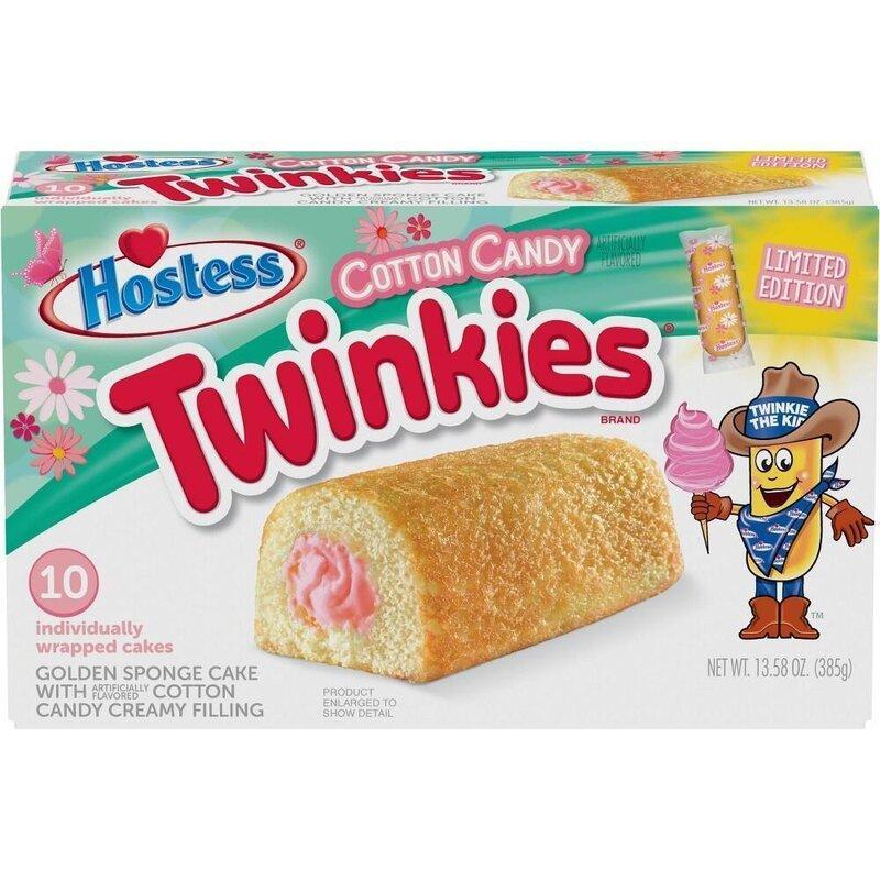 Hostess Cotton Candy Twinkies 13.58oz 10-Pack