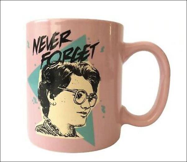 Stranger Things Never Forget Barb Pink LoungeFly Mug