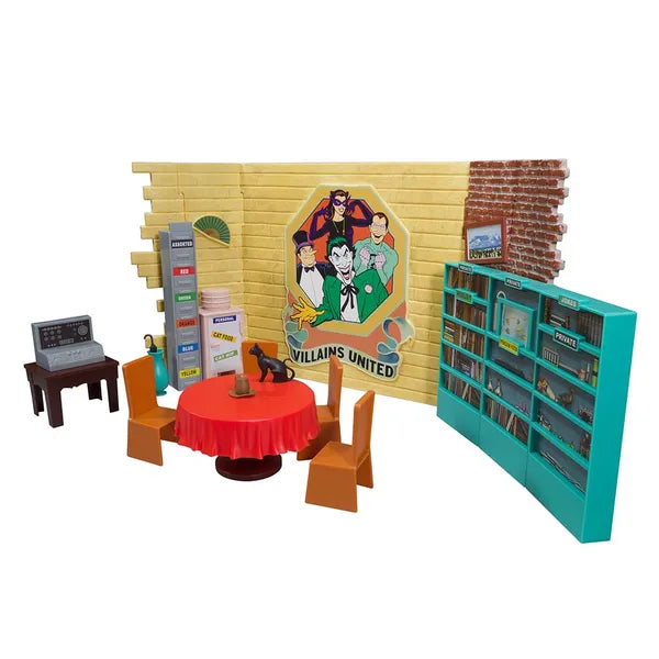 DC: Batman '66: Retro Action Figure Playset: Villains Lair