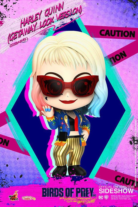 Hot Toys Birds of Prey Cosbaby Mini Figure Harley Quinn (Getaway Look Version) 11cm